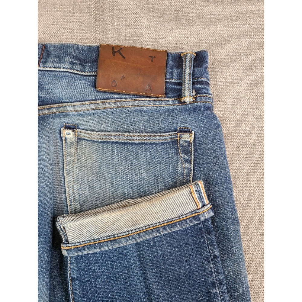 Hiroshi Kato Selvedge Jeans Mens The Pen Slim Denim Pants - Sz 32x31